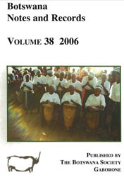 Botswana Notes and Records Logo