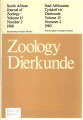 South African Journal of Zoology, vol. 15, no. 2, (1980). 