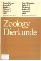 South African Journal of Zoology, vol. 15, no. 1, (1980). 