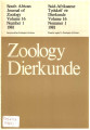 South African Journal of Zoology, vol. 16, no. 1, (1981). 