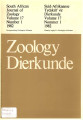 South African Journal of Zoology, vol. 17, no. 1, (1982). 