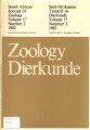 South African Journal of Zoology, vol. 17, no. 2, (1982). 