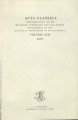 Acta Classica: Proceedings of the Classical Association of South Africa, vol. 22, (1979). 