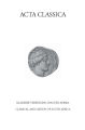 Acta Classica: Proceedings of the Classical Association of South Africa, vol. 49, (2006).
 