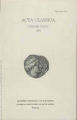 Acta Classica: Proceedings of the Classical Association of South Africa, vol. 34, (1991). 