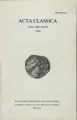 Acta Classica: Proceedings of the Classical Association of South Africa, vol. 31, (1988). 