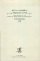 Acta Classica: Proceedings of the Classical Association of South Africa, vol. 23, (1980). 
