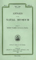 Annals of the Natal Museum, vol. 05, no. 3, (May 1926) 