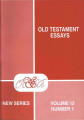 Old Testament Essays: New Series, vol. 12, no. 1, (1999). 