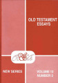 Old Testament Essays: New Series, vol. 13, no. 2, (2000). 