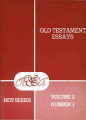 Old Testament Essays: New Series, vol. 02, no. 1, (1989) 