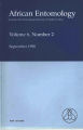 African Entomology, vol. 6, no. 2, (1998). 