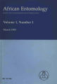 African Entomology, vol. 1, no. 1, (1993). 