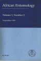 African Entomology, vol. 1, no. 2, (1993). 