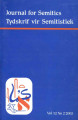 Journal for Semitics, vol. 12, no. 2, (2003). 