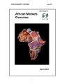 African Markets Overview, (April 2003). 